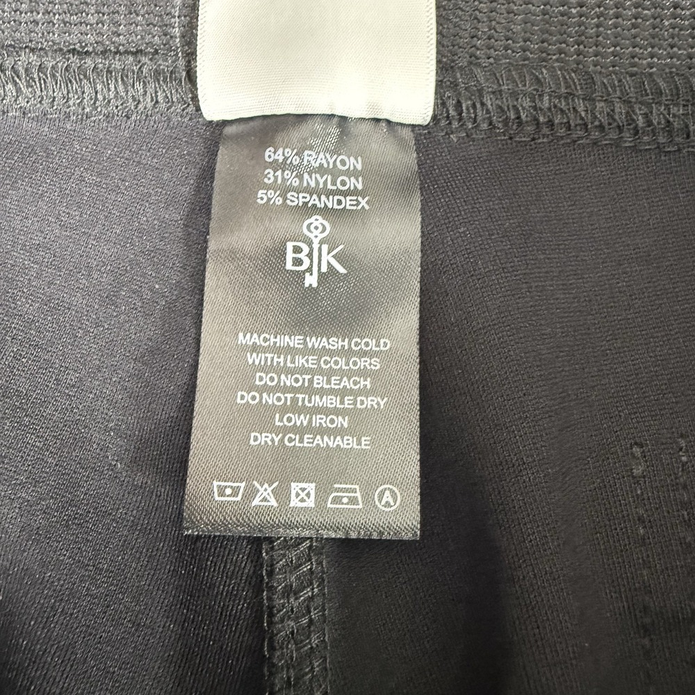 Belyn Key Golf Commuter Crop Pants Women's Sz XL Slim Fit Black Onyx Mid Rise - Picture 10 of 12
